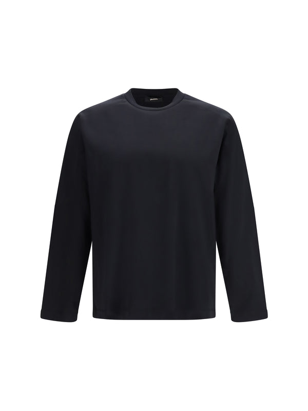 Laminar 100% Cotton long-sleeved t-shirt in black