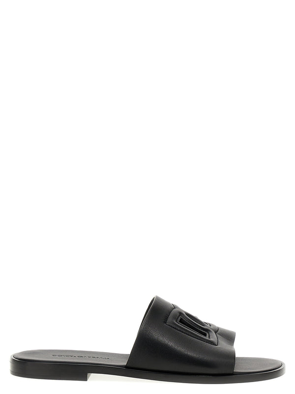 Dolce & Gabbana slides in black