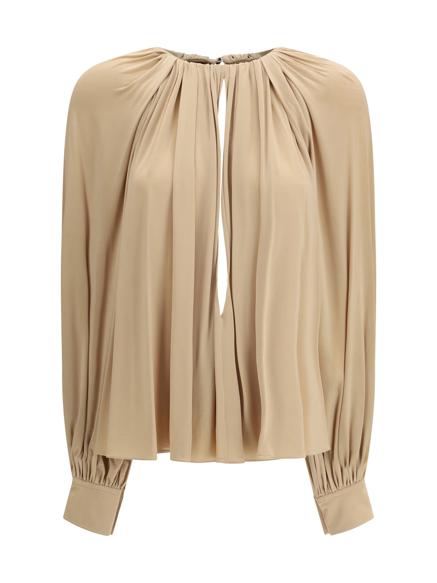 Ferragamo 93% Viscose; 7% Elastane blouse in beige