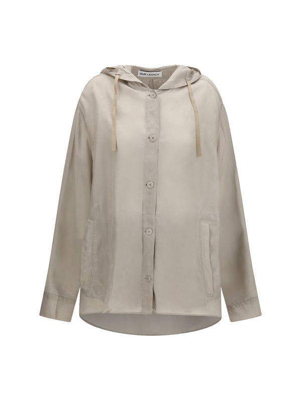 Our Legacy 100% Cupro shirt in gray