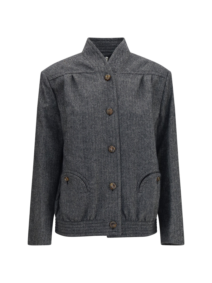 Blazè Milano 53% fleece wool jacket in gray