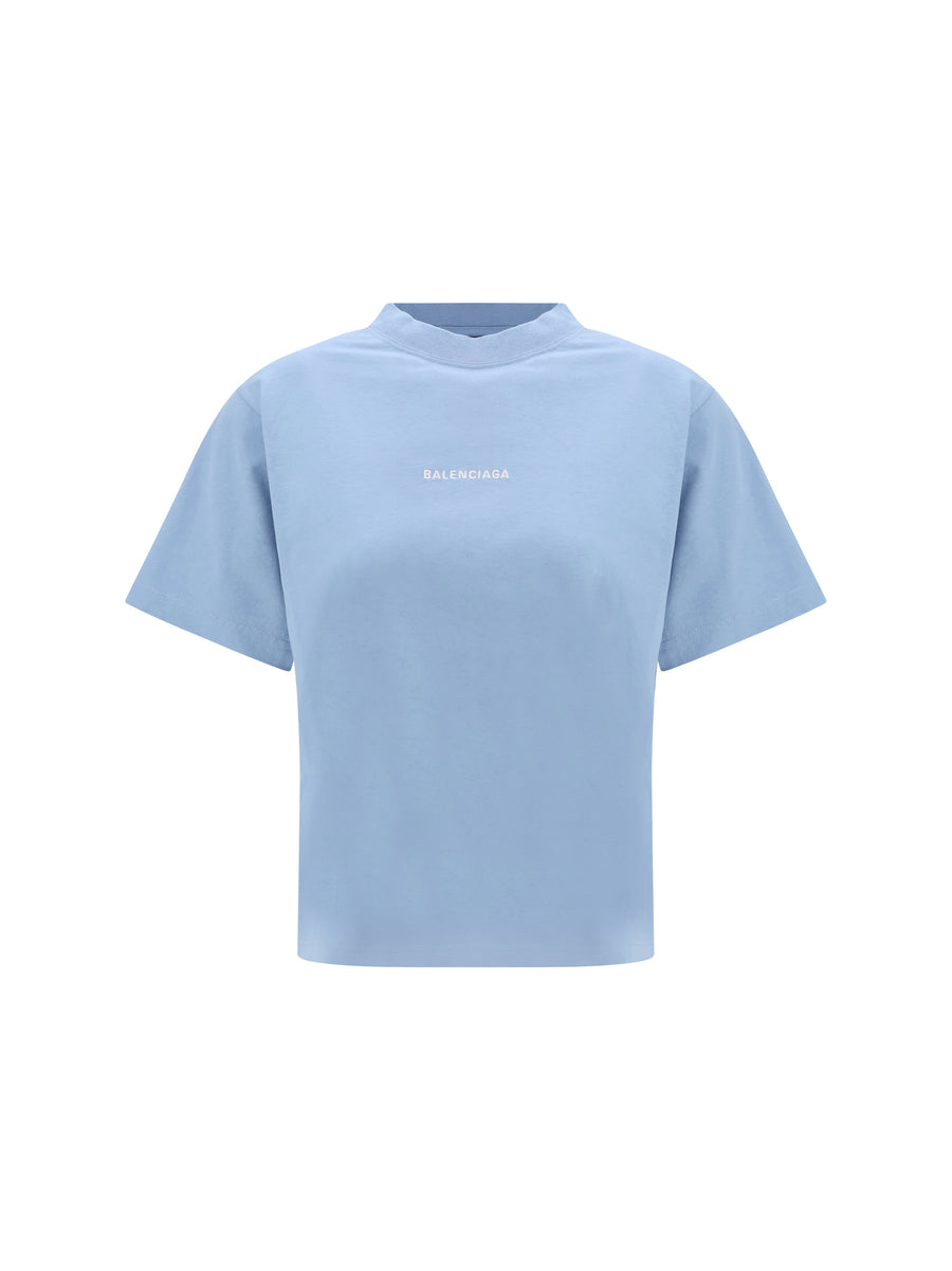 Balenciaga 100% Cotton t-shirt in blue