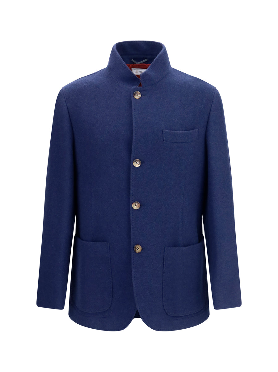 Cashmere Jacket Ocean Blue (capra Hircus)