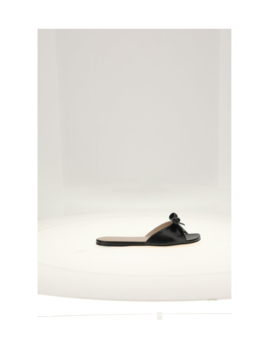 Sandals Black Lambskin Upper