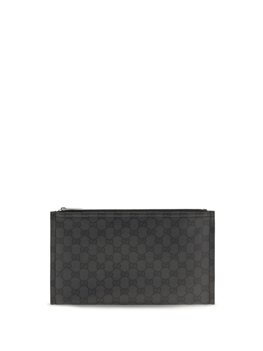 Pouch Essence Classic Black Fabric Shoulder Bags