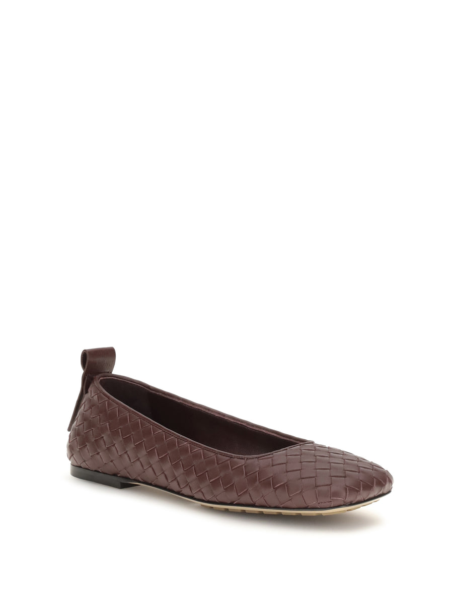 Ballerina Shoes Charlotte Deep Mahogany Lambskin