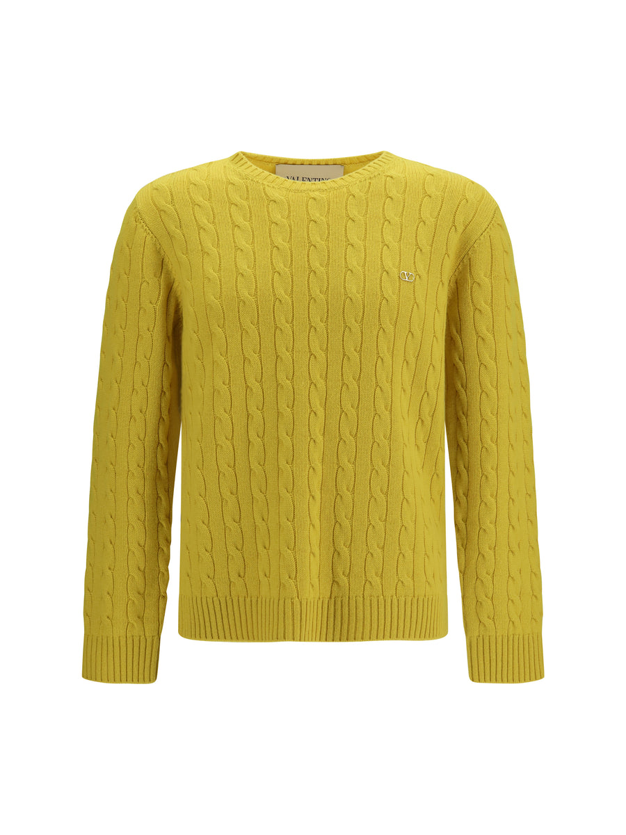 Valentino 100% Cashmere sweater in yellow