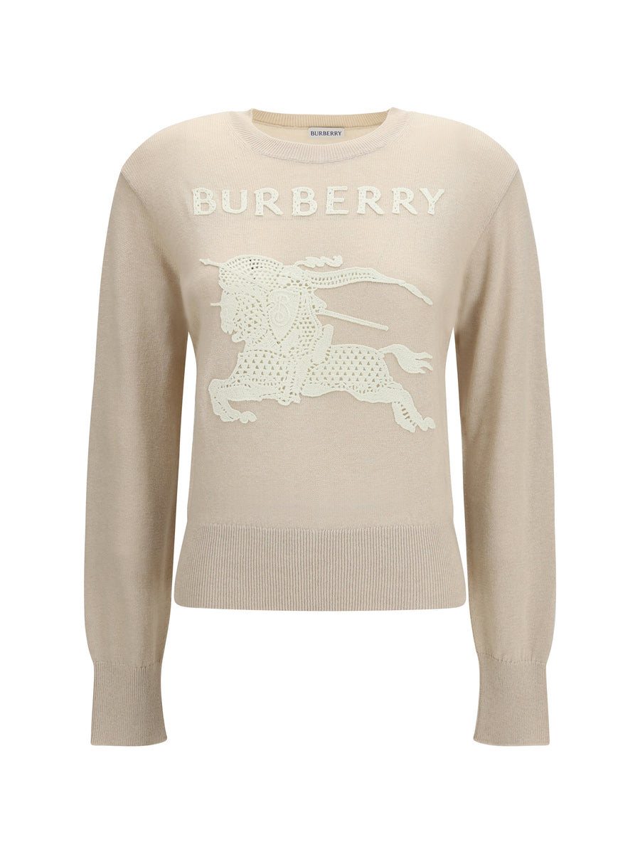 Burberry 100% Polyester sweater in beige