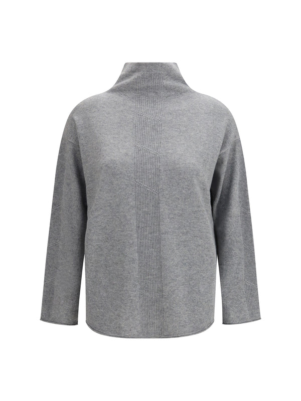 Max Mara Pure 100% Cashmere sweater in gray