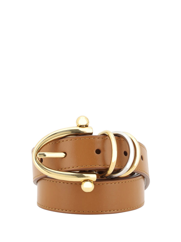 Chloé 100% calf leather belt in brown
