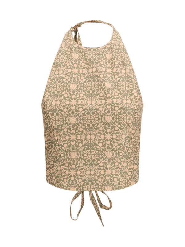 Kristina Ti 70% Viscose tank top in beige