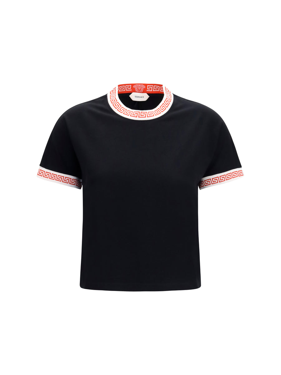 Versace 100% Cotton t-shirt in black