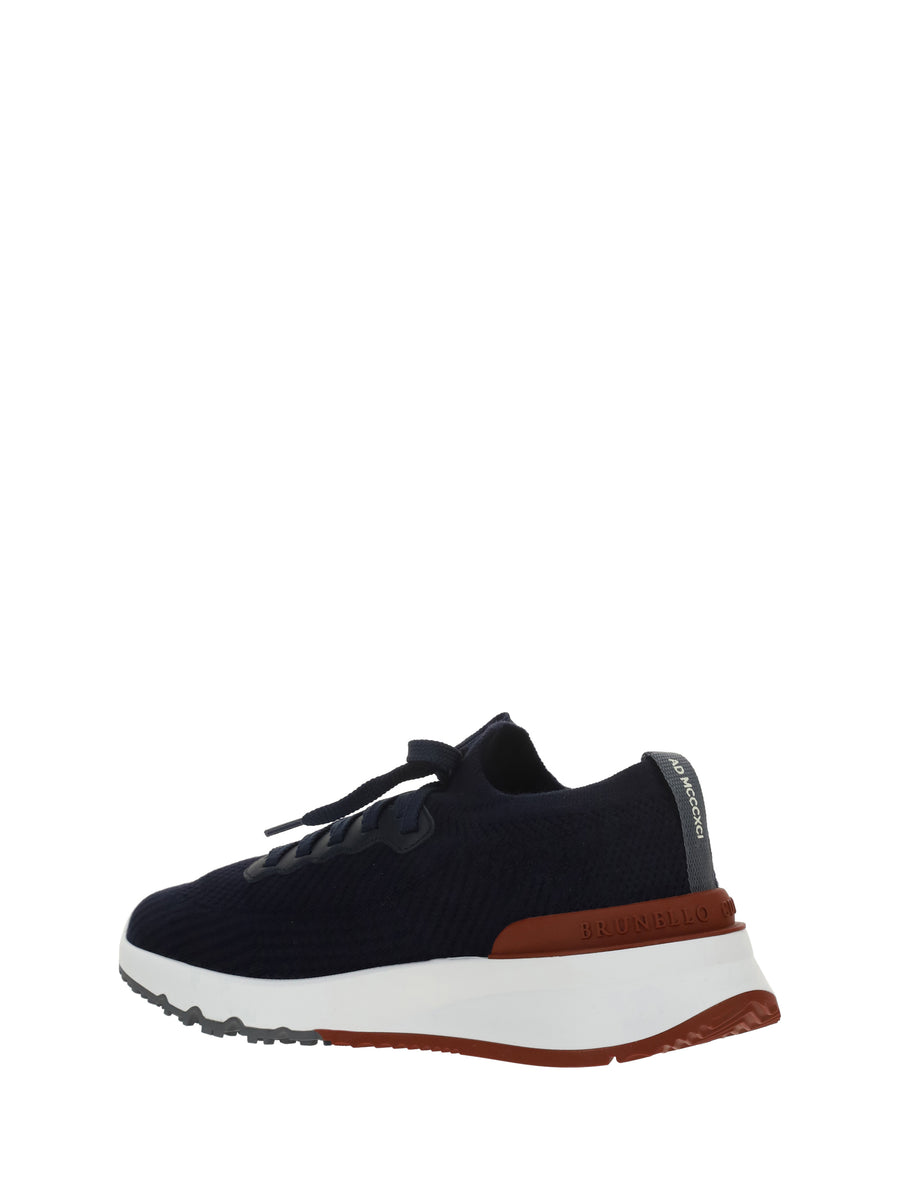 Sneakers Cotton Blue Blue/river Upper Trainers