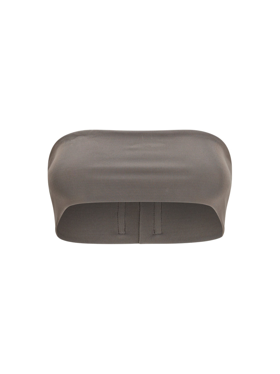 Rick Owens 96% Viscose bandeau top in gray