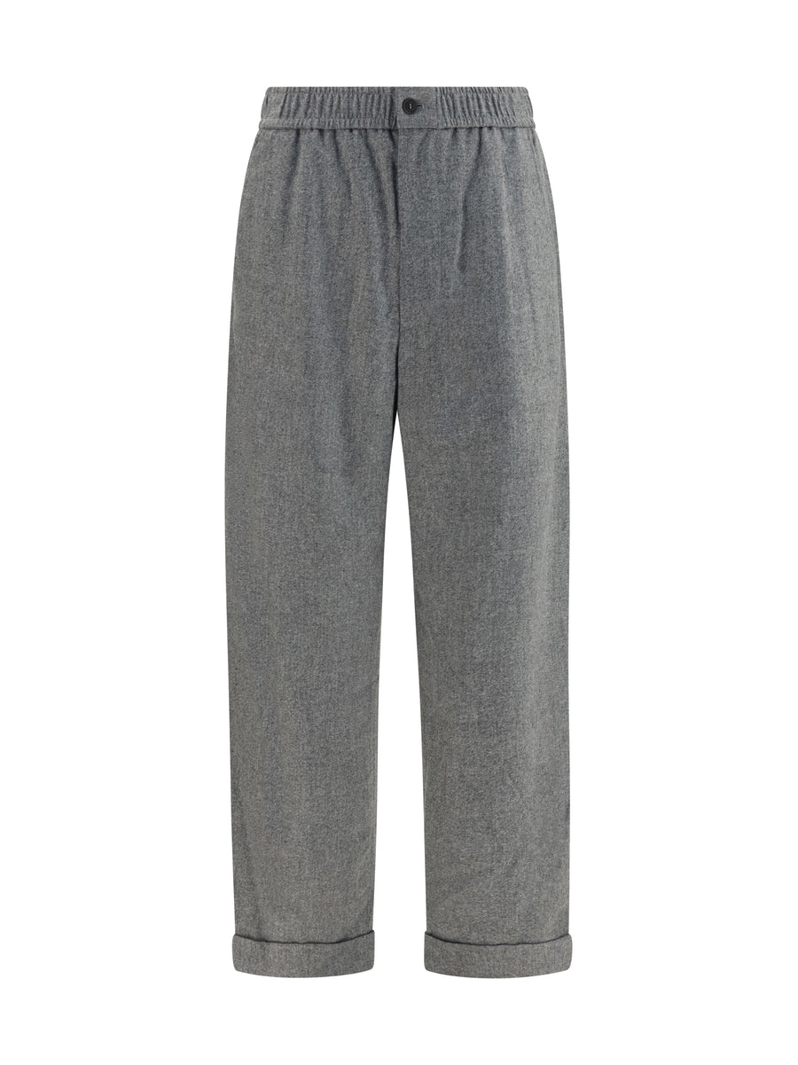 Giorgio Armani 90% wool trousers in gray