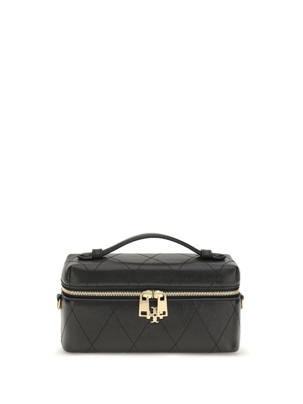 Tory Burch 100% calf leather (Bos Taurus) beauty case in black