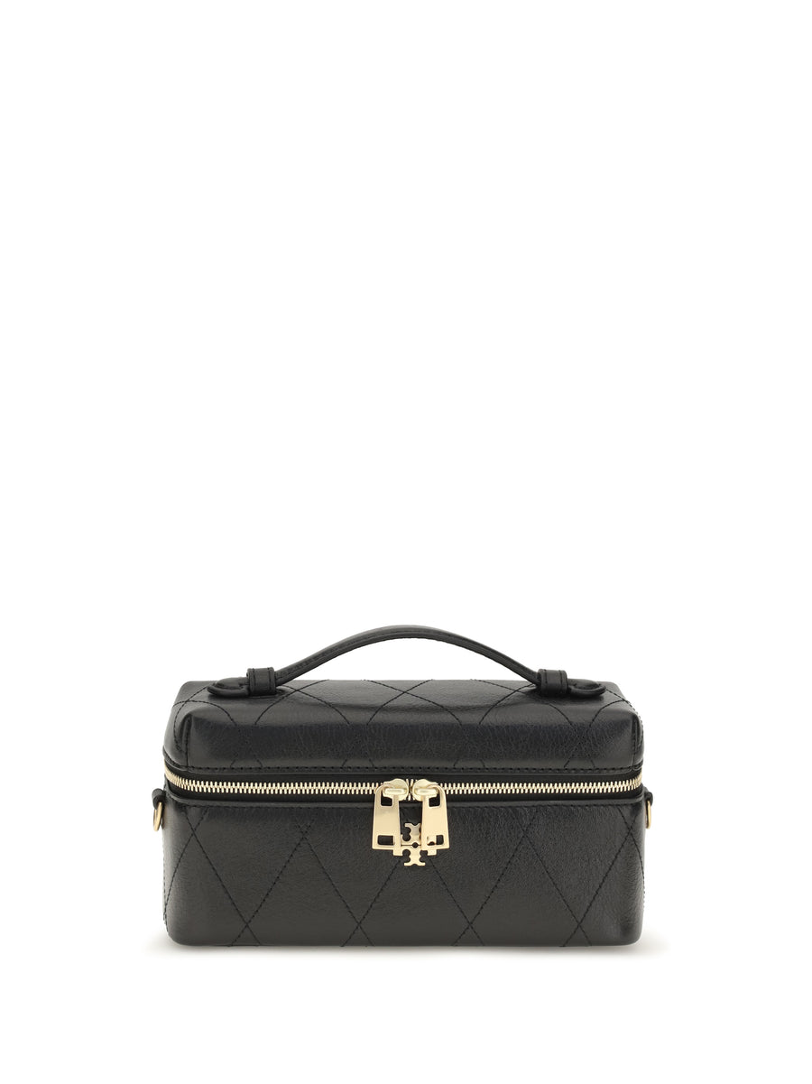 Tory Burch 100% calf leather (Bos Taurus) beauty case in black