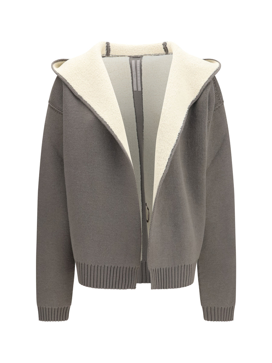 Hoodie Robe Sweater Dust/natural Jacket