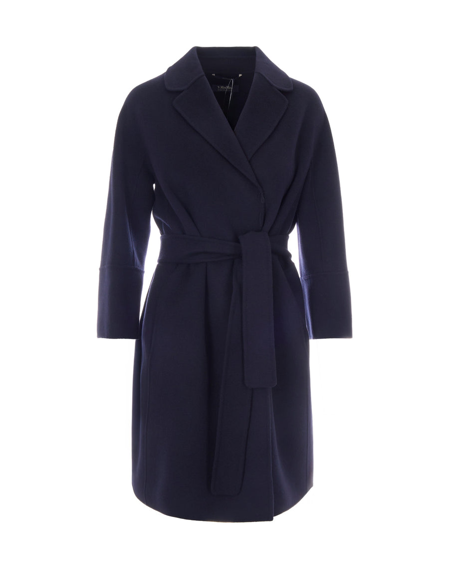 Wool Coat Arona Midnight Blue Virgin
