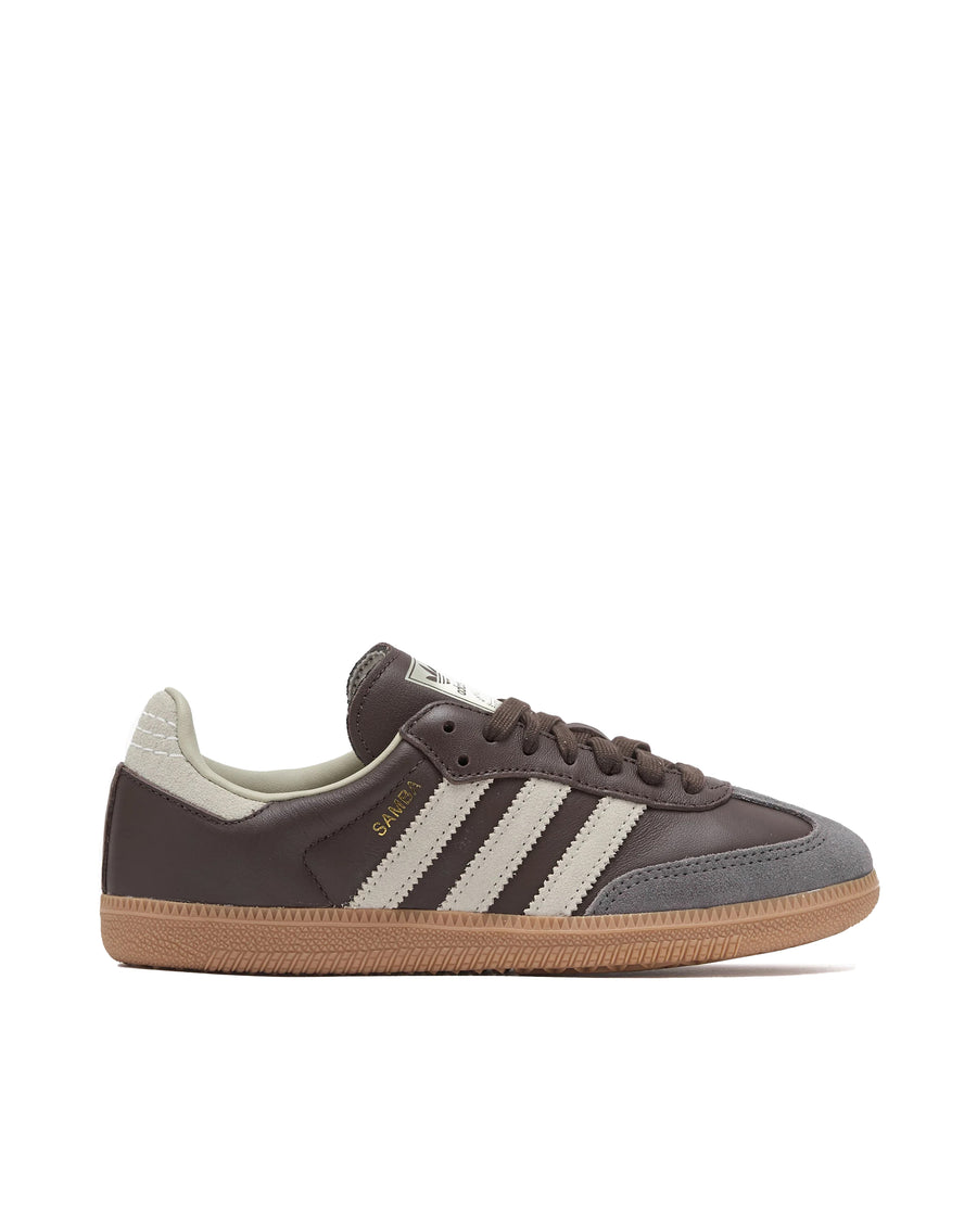 Leather Trainers Samba Og Brown-Gold Brown/putgre/goldmt