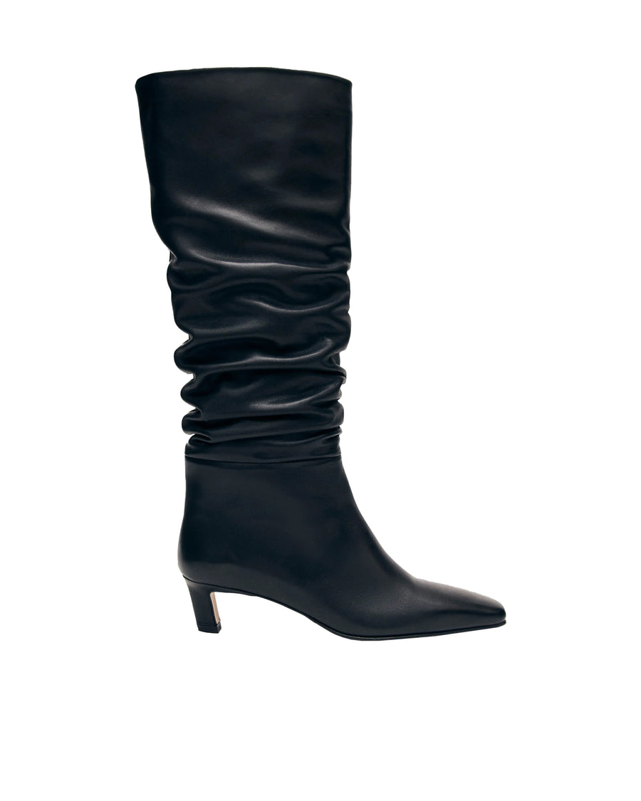 Knee-High Boots Kalila Black Leather