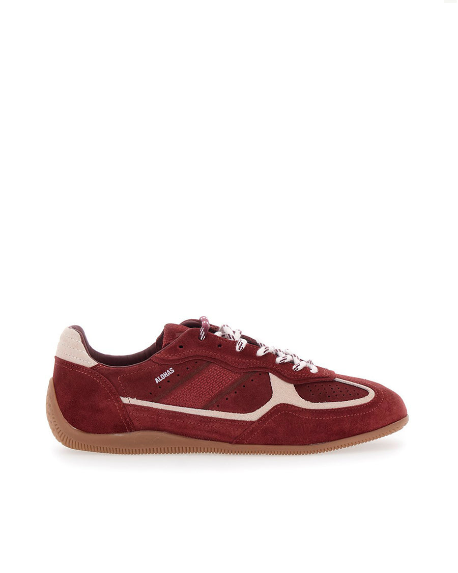 Sneakers Burgundy Suede Trainers