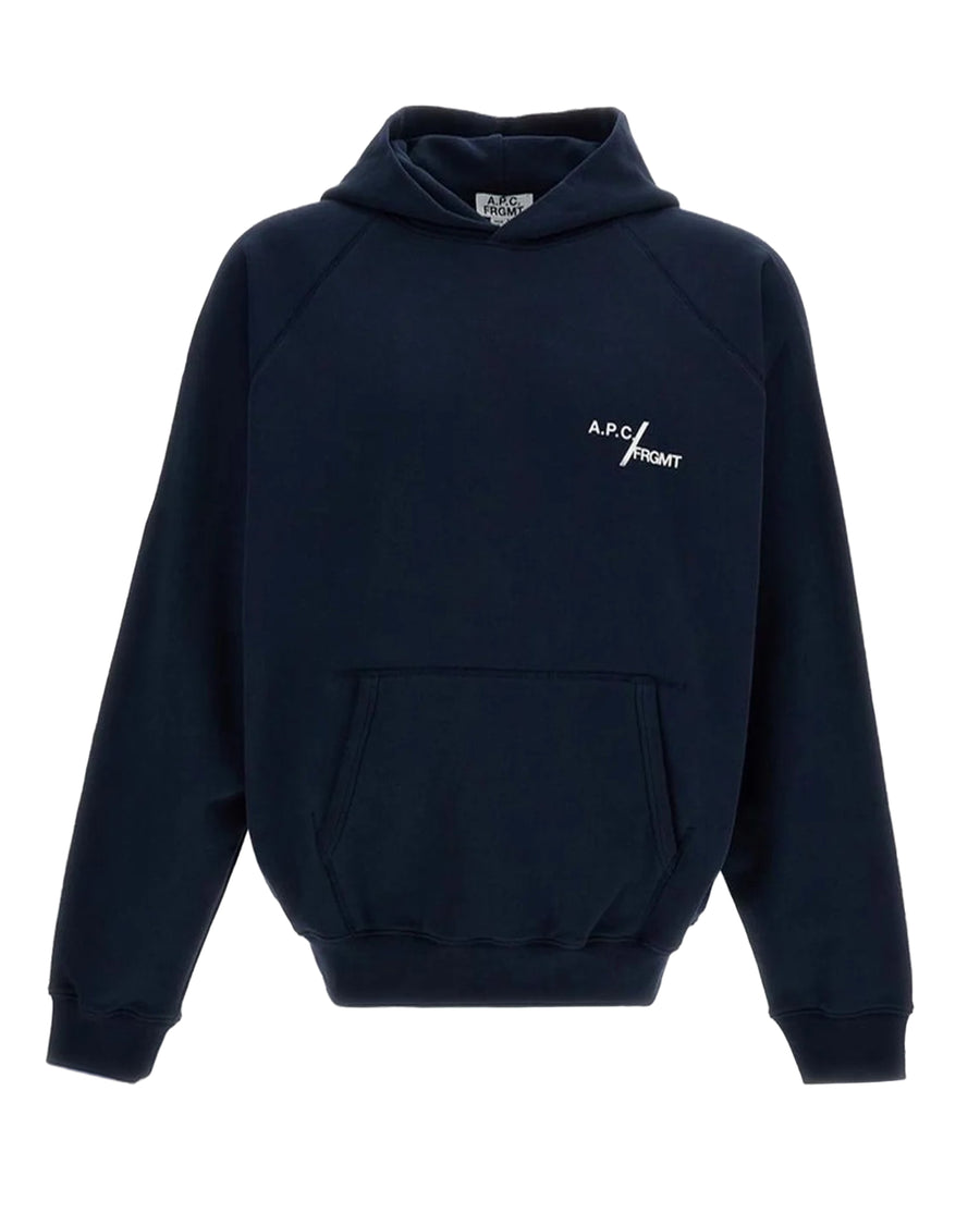 Hoodie Duck Iak Dark Navy Cotton Sweatshirts