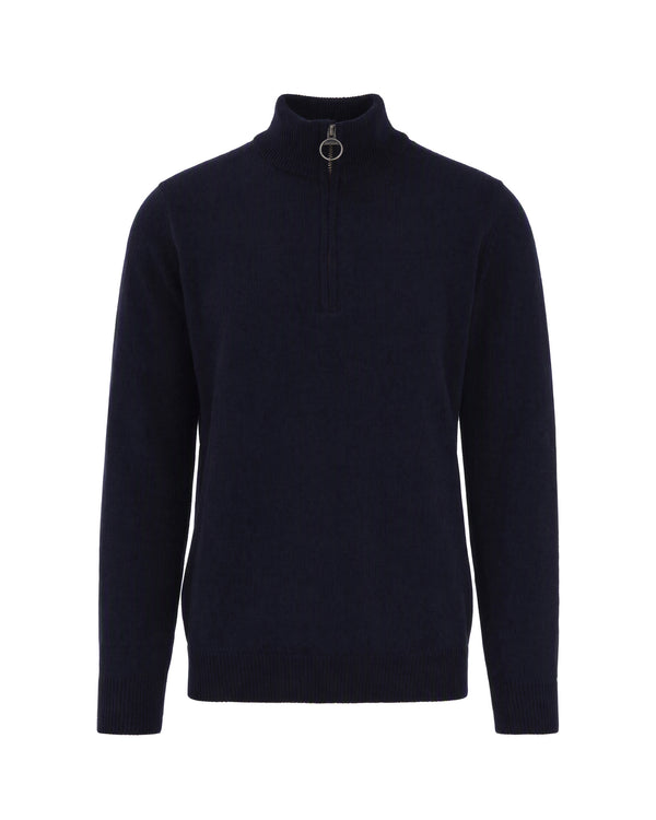 Half-Zip Holden Wool Jumper Navy Jumpers
