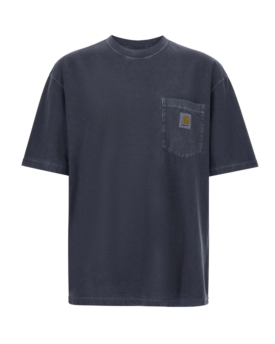 T-Shirt Loose Pocket Dark Navy Organic Cotton Single Jersey T-shirts