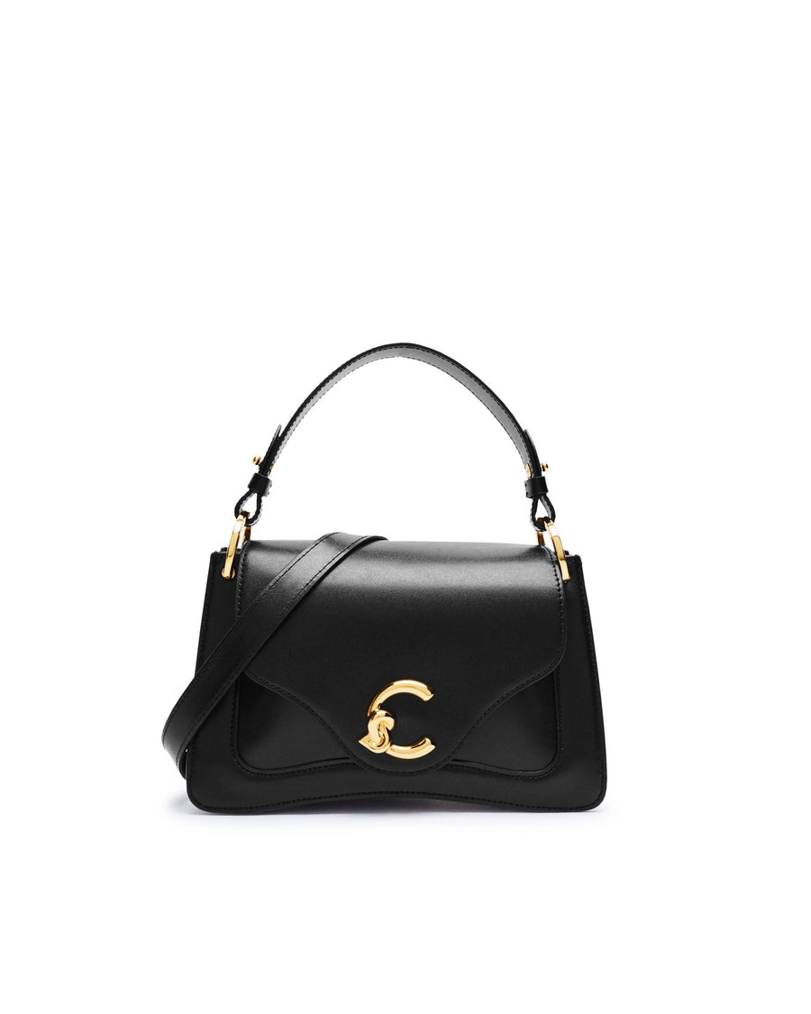 Leather Bag C-Me Small Black Handbags