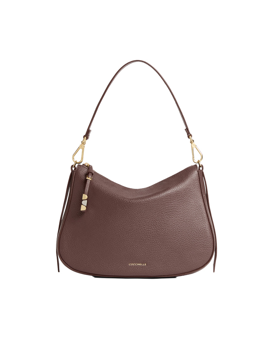 Shoulder Bag Nory Berry Leather Bovine