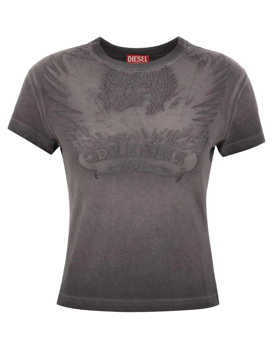 T-Shirt Dévoré Plum-Purple Plum/purple T-shirts & Jerseys