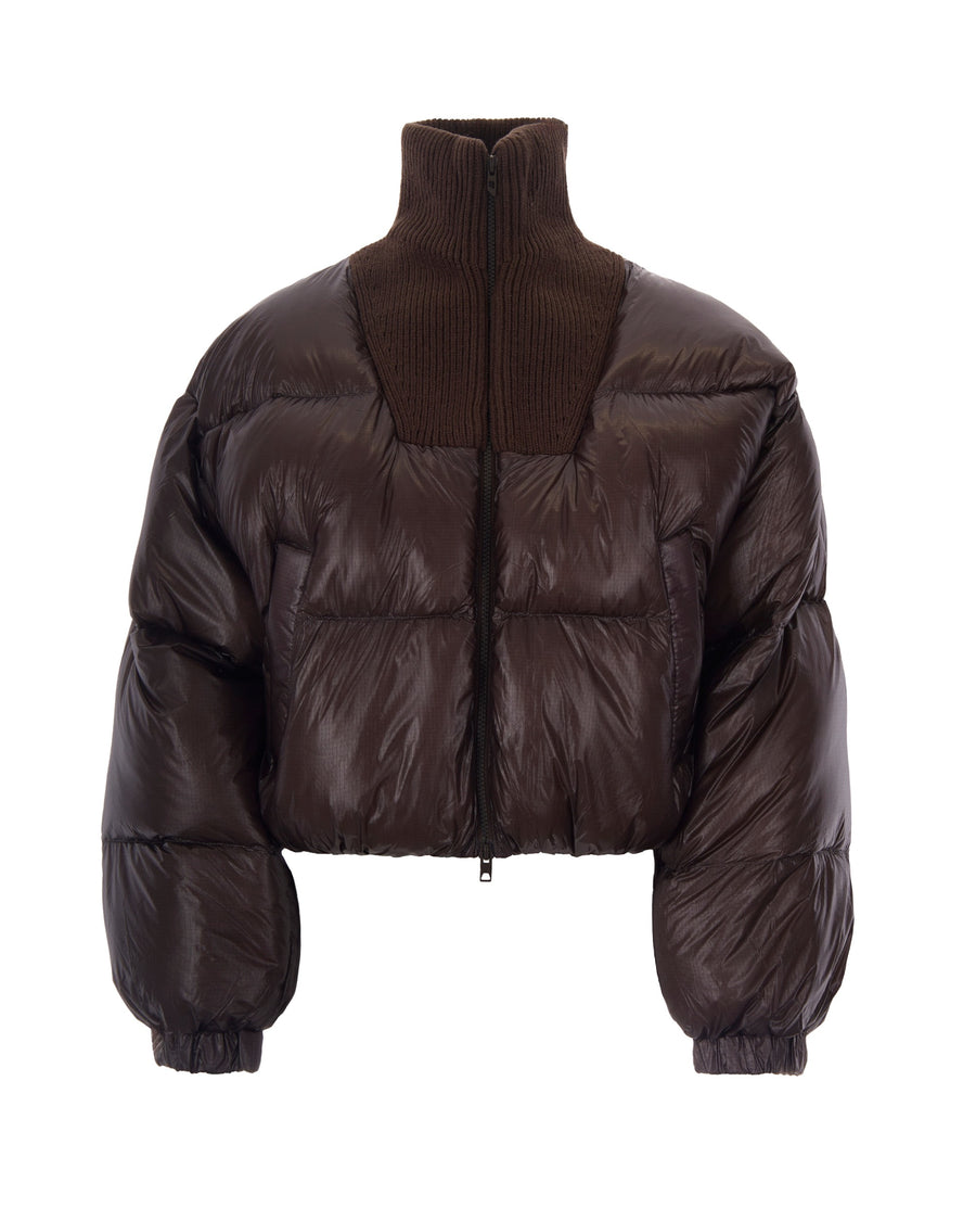 Cropped Puffer Jacket Warrior Plum Plum/purple Shell: Polyamide; Rib: Pc