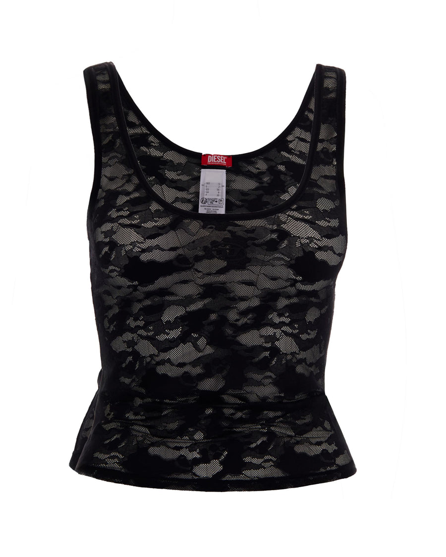 Tank Top Lily Ebony Lace Polyamide Vests & Tops