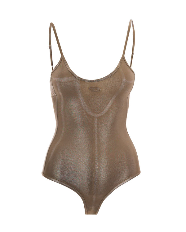 Bodysuit Imyny Sandy Beige Sandy/beige Viscose Elastane Vests & Tank Tops