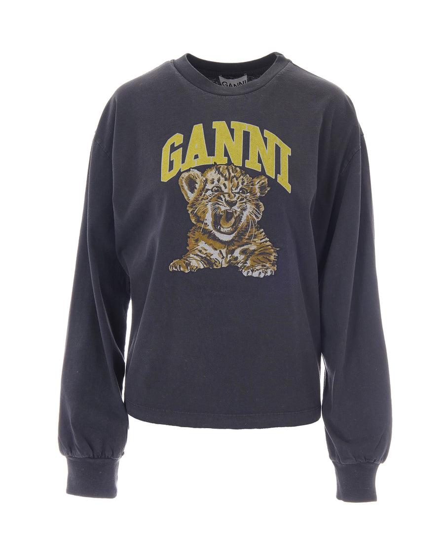 Long-Sleeve T-Shirt Tiger Phantom Recycled Cotton Sweatshirts