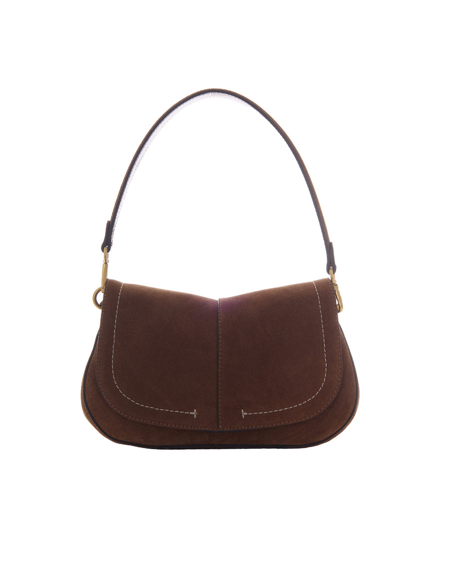 Shoulder Bag Helena Round Cognac
