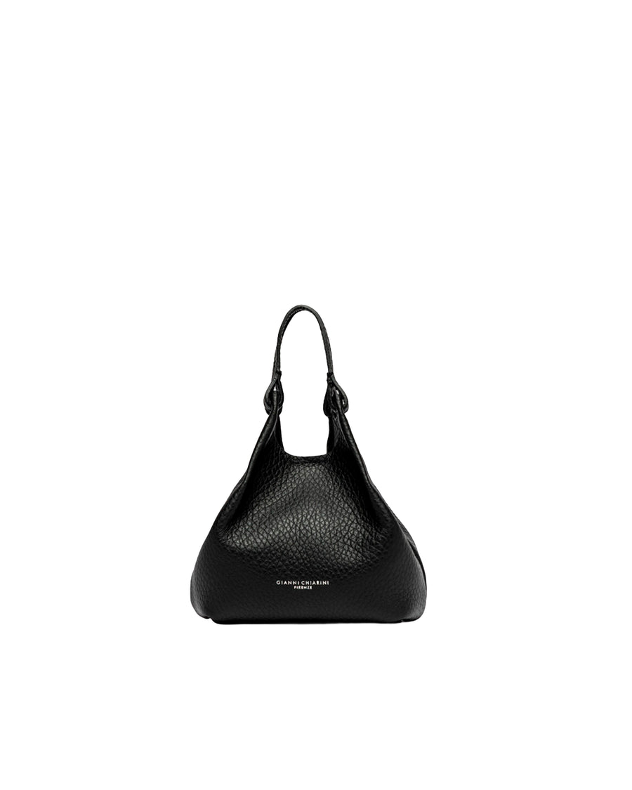 Leather Handbag Dua Black Cow Handbags