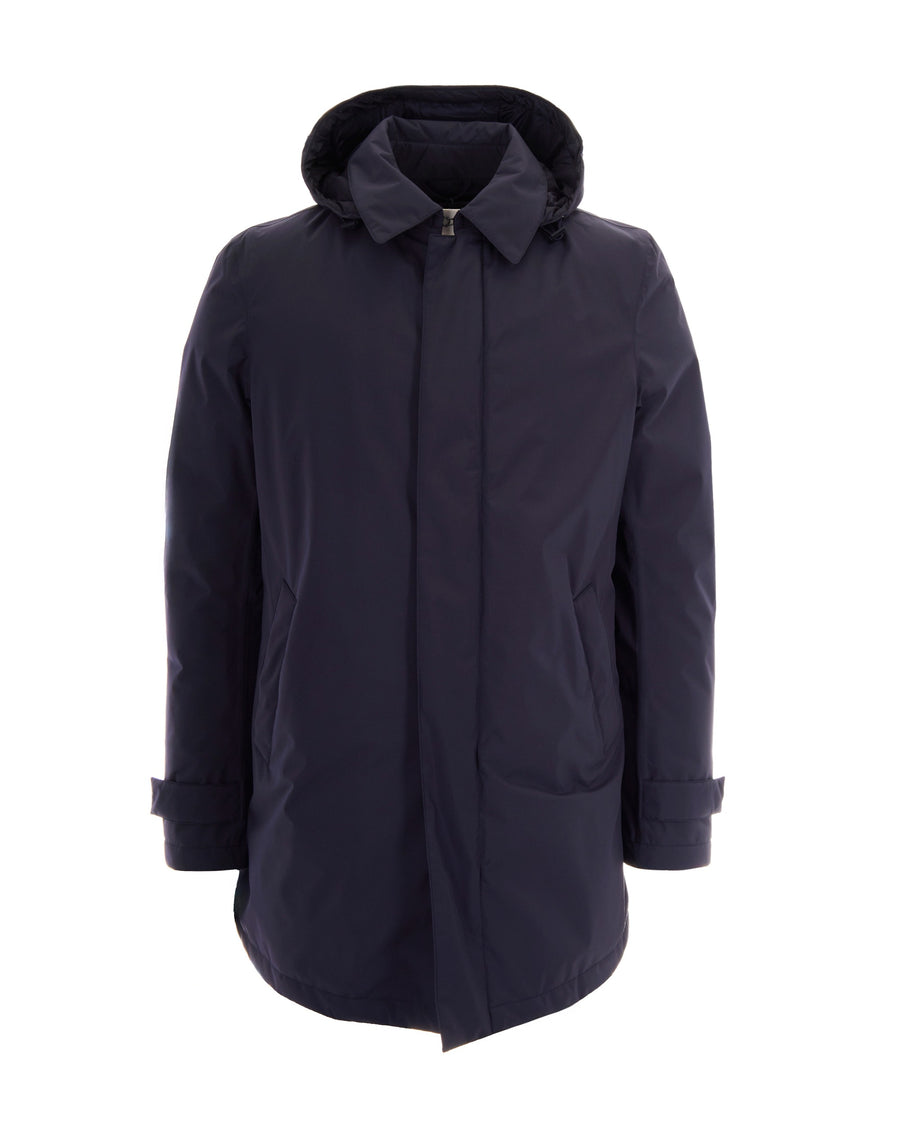 Technical Coat Blue Jacket