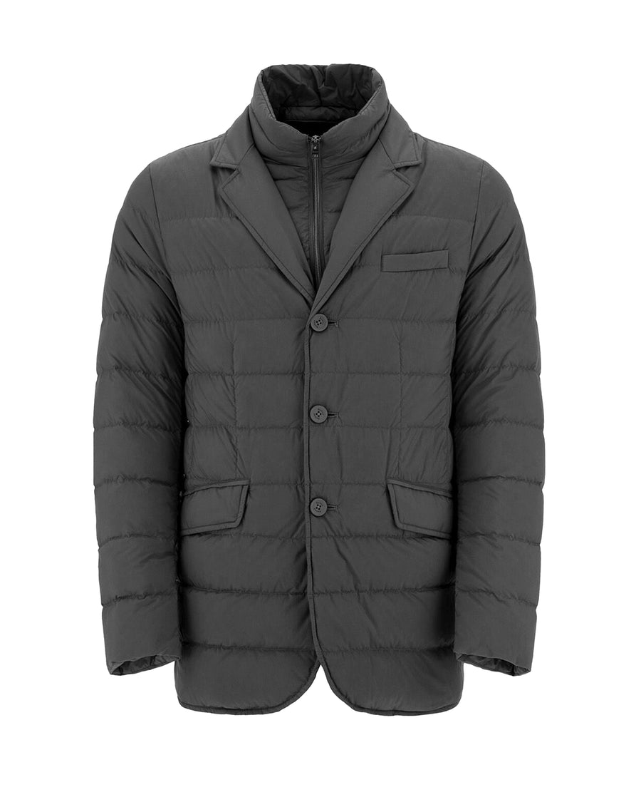 Puffer Jacket Double Anthracite Grey