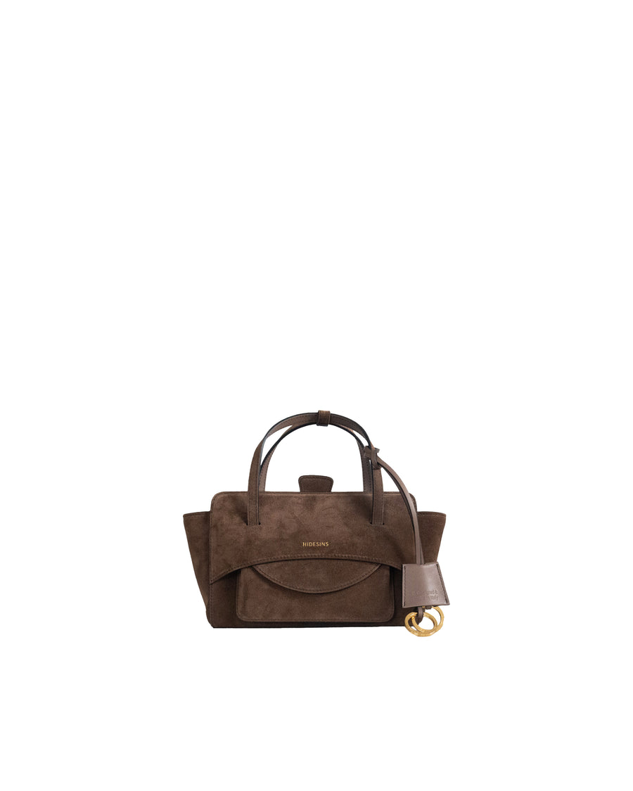 Handbag Flap S Chocolate Calf Leather Handbags