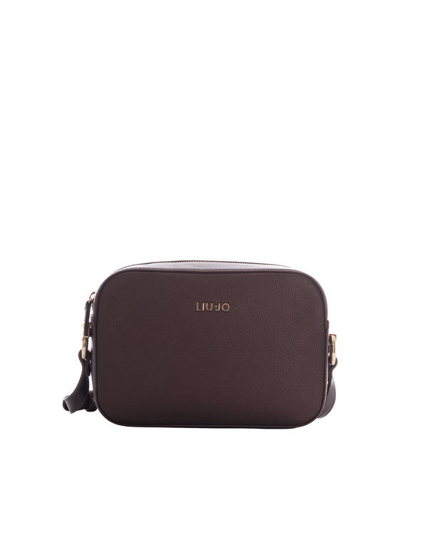 Shoulder Camera Case M Dark Brown Metallic Polyurethane Bags