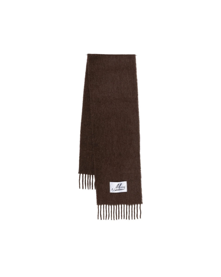 Alpaca Scarf Maroon