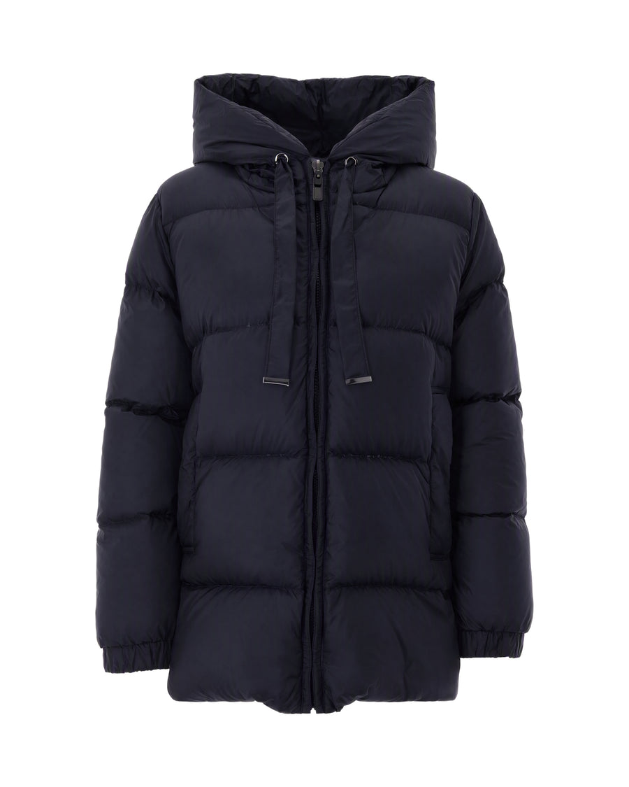 Quilted Down Jacket Midnight Blue Polyester