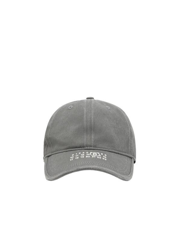 Washed Cotton Cap Grey Hat