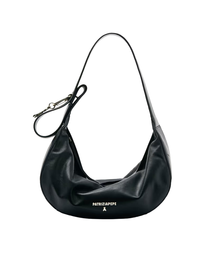 Shoulder Bag New Moon Black Calfskin