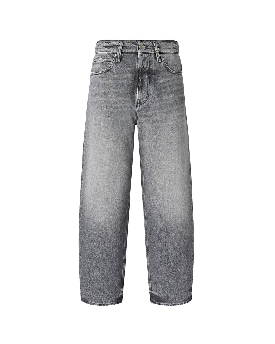 Jeans Balloon-Fit Dark Grey Exterior: Cotton