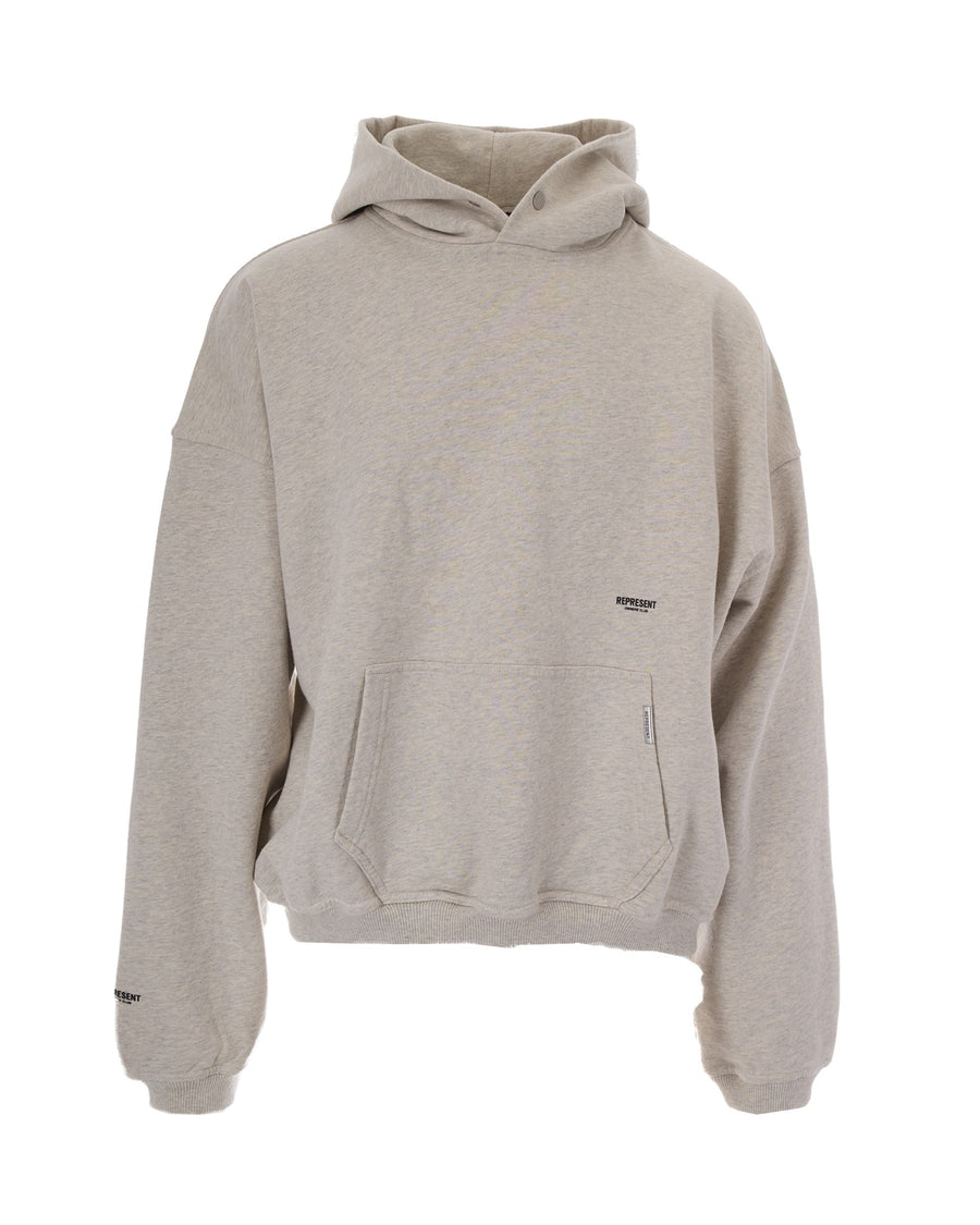 Hooded Sweatshirt Owners Club Cream Marl Cotton Sweatshirts