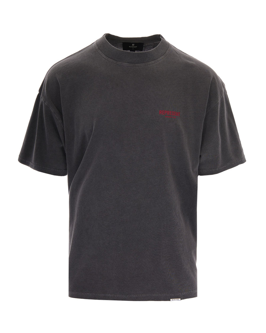 T-Shirt Owners Club Washed Black Cotton T-shirts