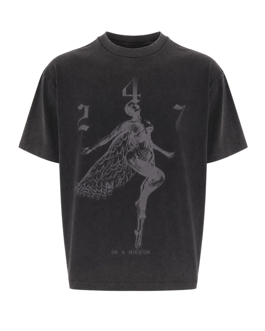 T-Shirt 247 Vintage Black Cotton / Elastane T-shirts